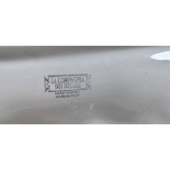 Vintage Fruit Platter Made by La Compagnia dei decori in Italy - Picture 8 of 8